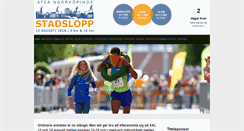 Desktop Screenshot of norrkopingsstadslopp.se